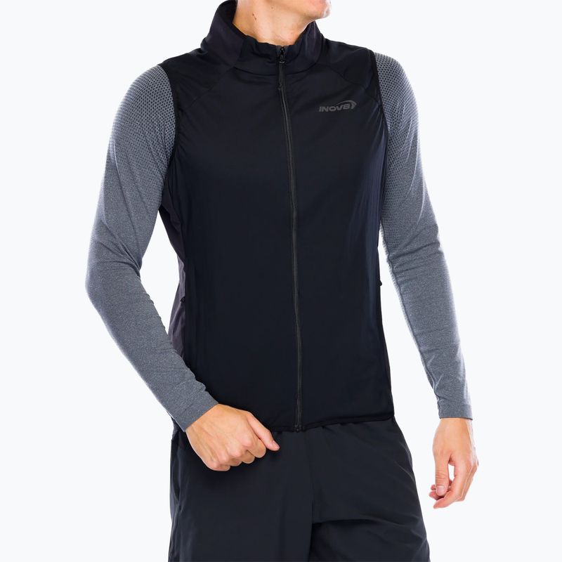 Inov-8 Performance Hybrid nero, smanicato da corsa da uomo 3