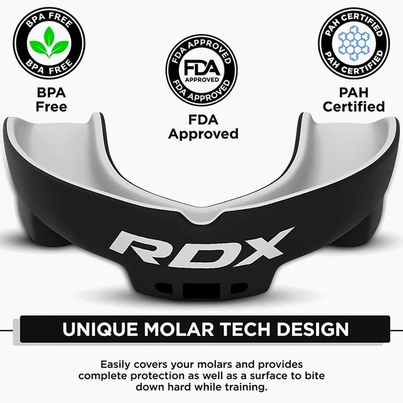 Paradenti per bambini RDX Mouth Junior black/white 3