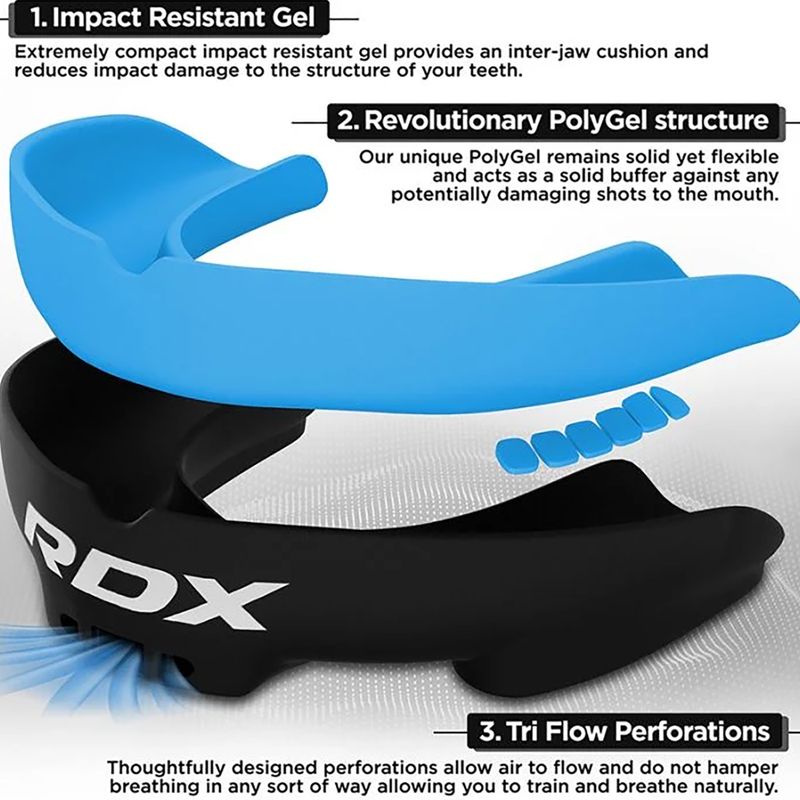 Paradenti per bambini RDX Mouth Junior blue 2