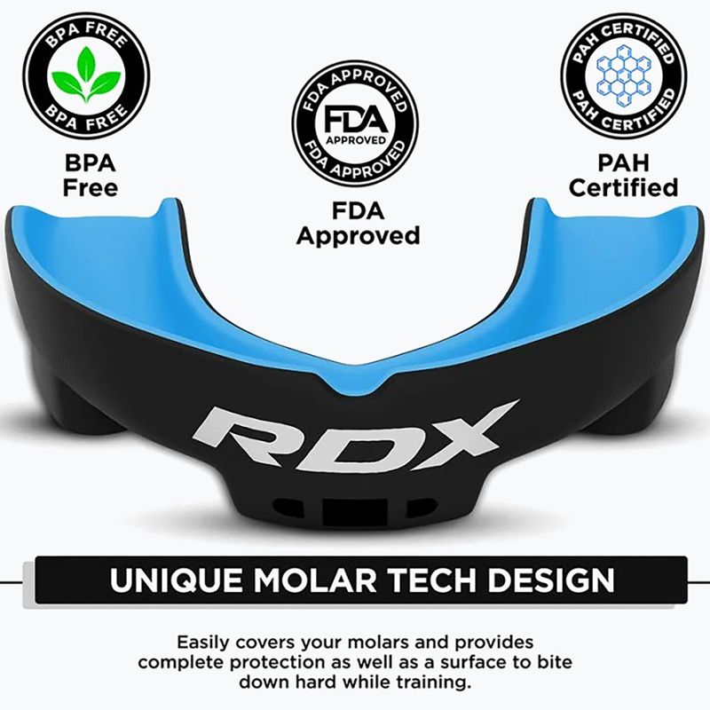 Paradenti per bambini RDX Mouth Junior blue 3