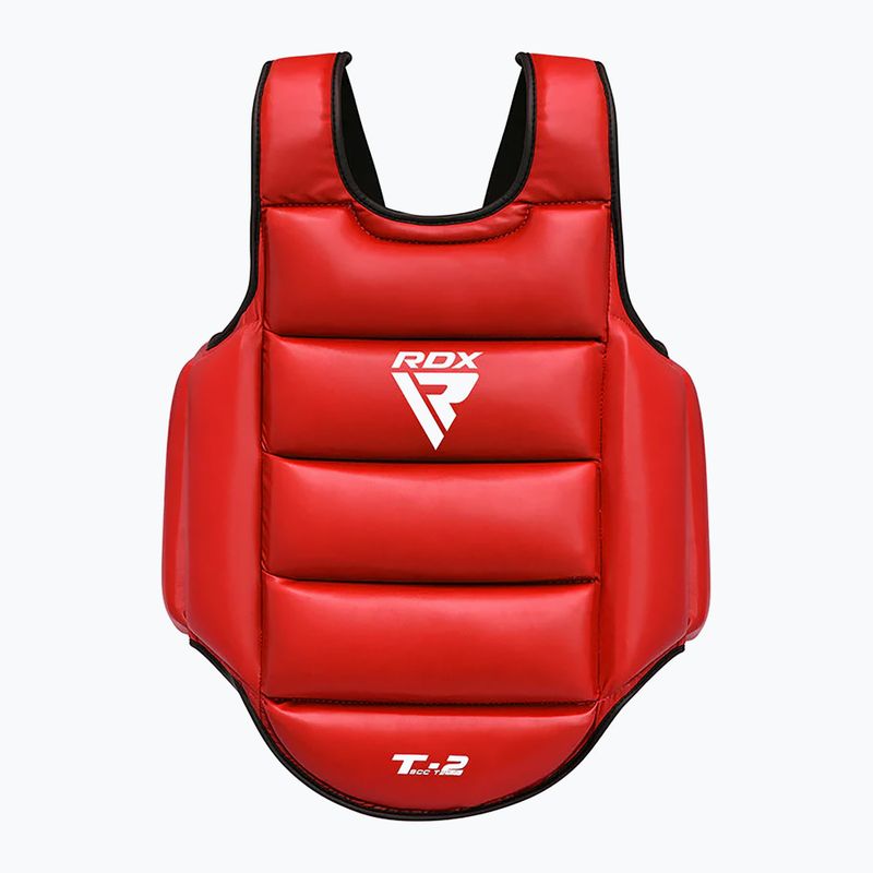 RDX SCC-T2 Karate Chest Guard rosso/blu