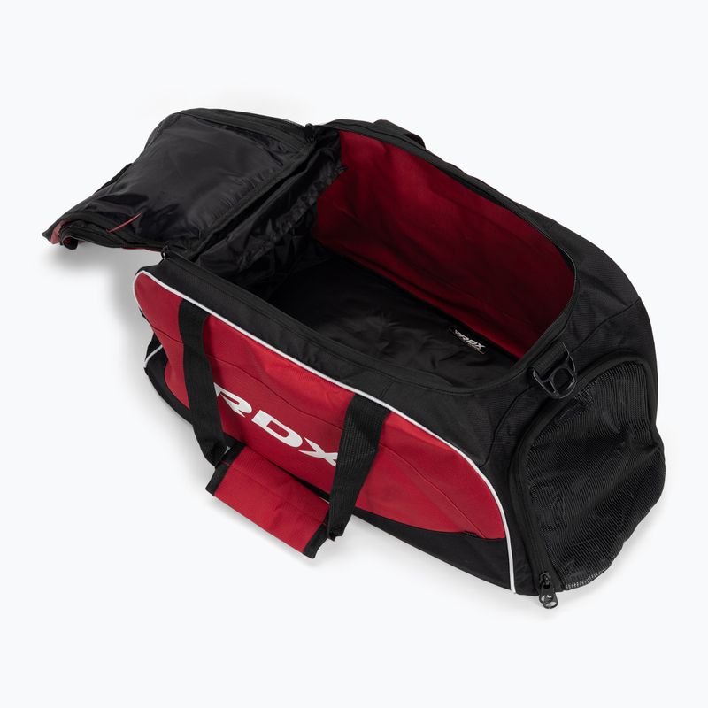 RDX Gym Kit borsa da allenamento nero/rosso 6