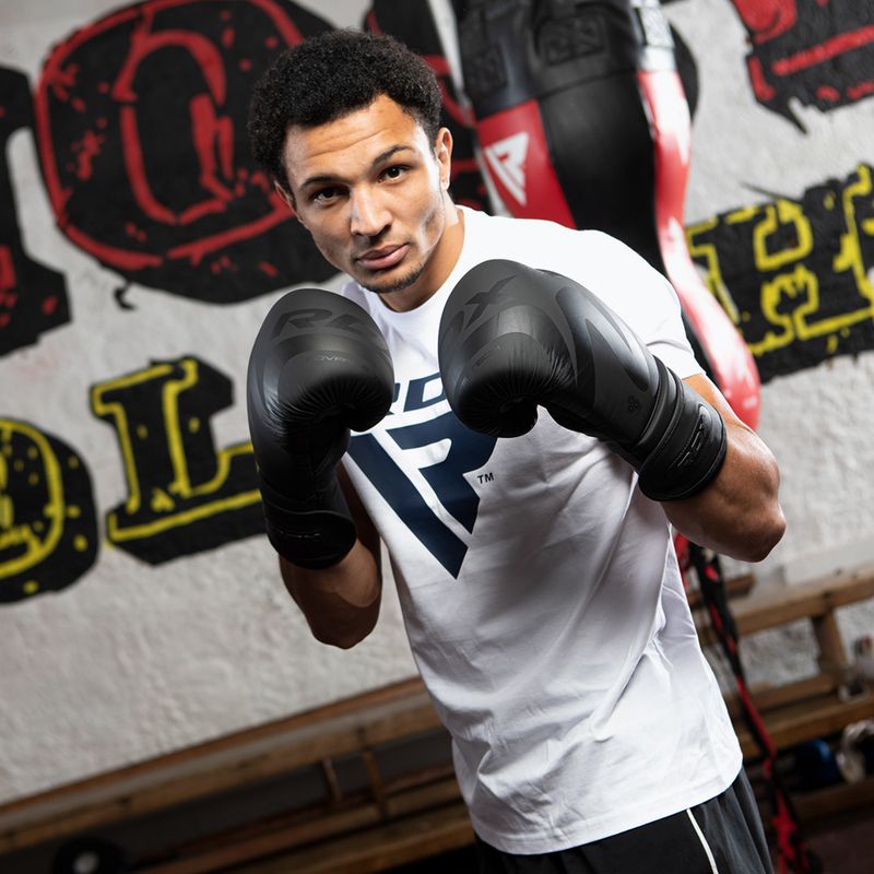 Guanti da boxe RDX T15 nero opaco 13