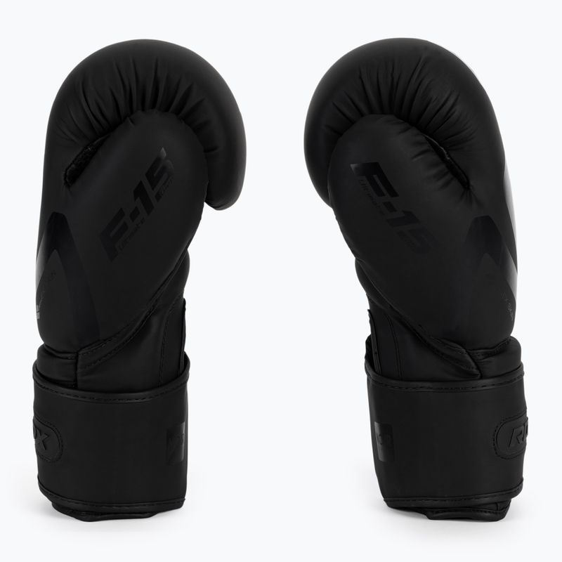 Guanti da boxe RDX T15 nero opaco 4