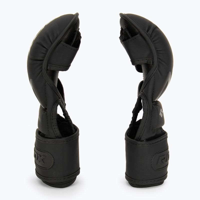 Guanti da grappling RDX T15 Noir Hybrid nero opaco 4