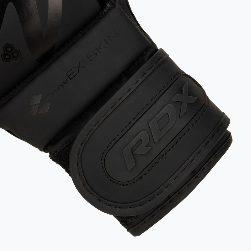 Guanti da grappling RDX T15 Noir Hybrid nero opaco 5