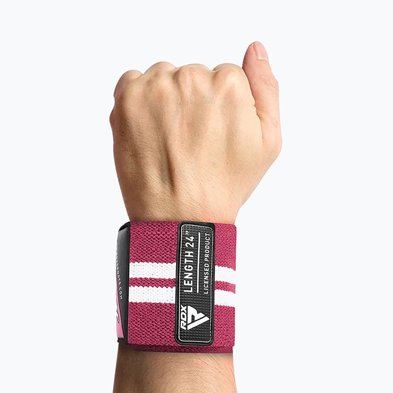 Tutori per polso RDX Wrap W4 pink 2