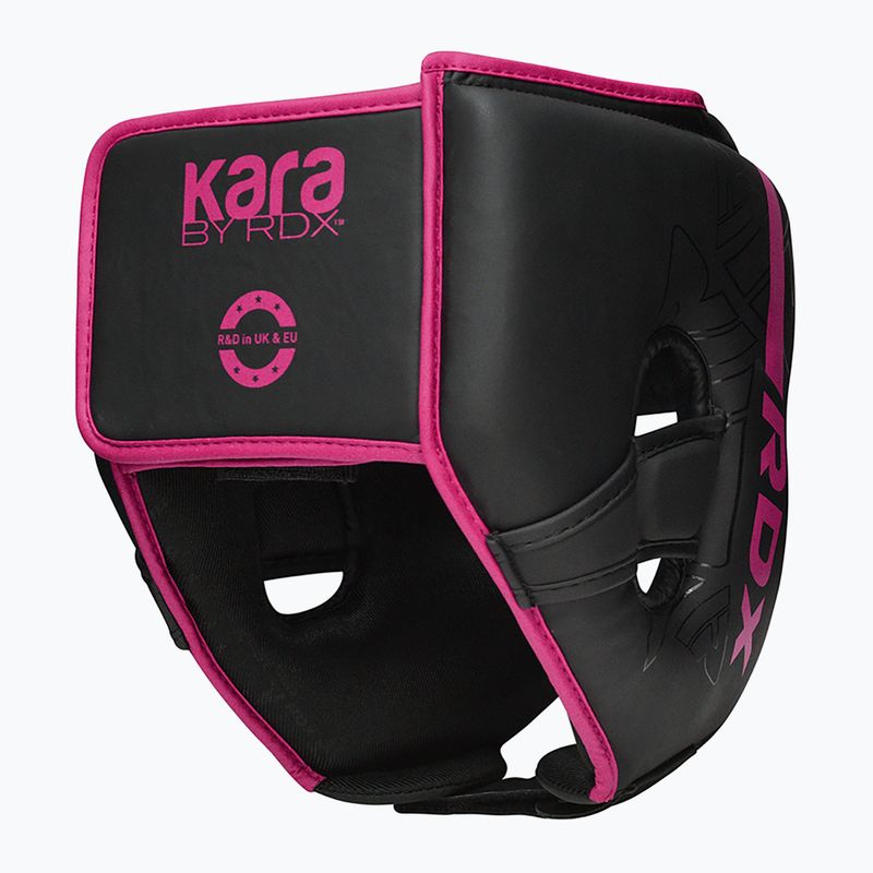 Casco da boxe RDX F6 Kara Head Guard rosa 3