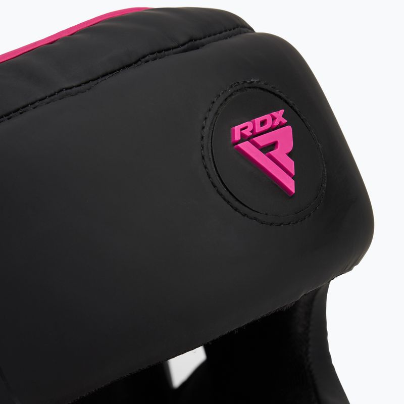 Casco da boxe RDX F6 Kara Head Guard rosa 5