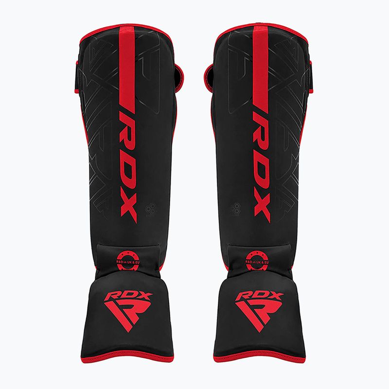 RDX F6 Shin Instep protezioni rosse per tibia e piede 2