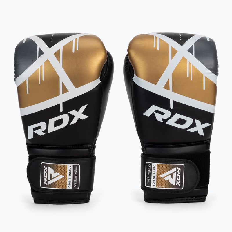 Guanti da boxe RDX BGR-F7 nero oro