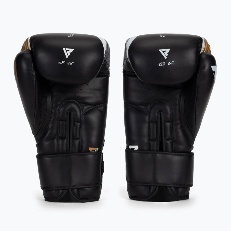 Guanti da boxe RDX BGR-F7 nero oro 2