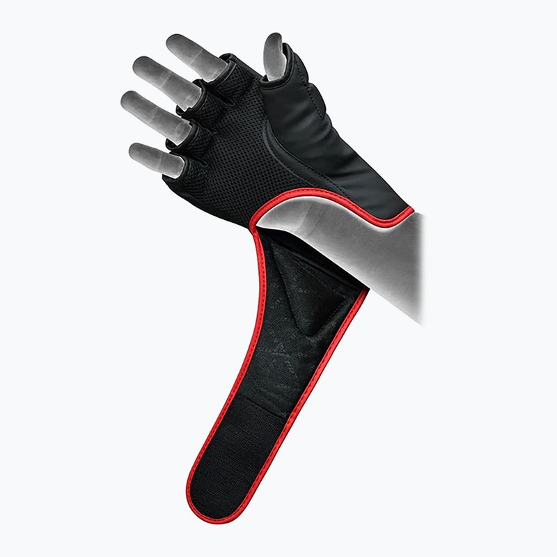 Guanti RDX Grappling F6 rosso opaco 6