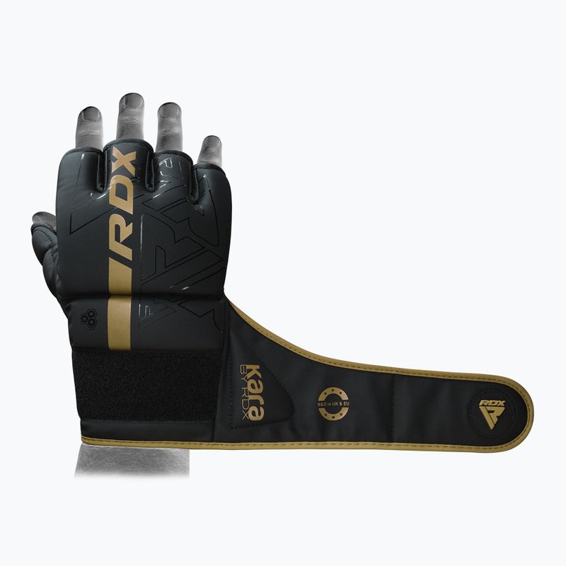 Guanti RDX Grappling F6 oro 4