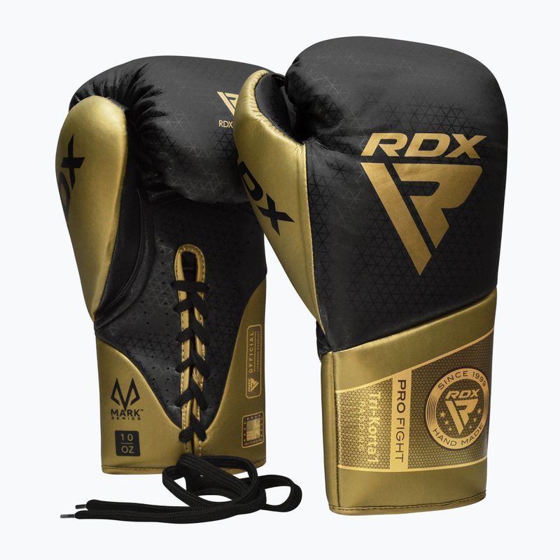 RDX K1 Mark Pro Fight Boxing guanti da boxe dorati 2