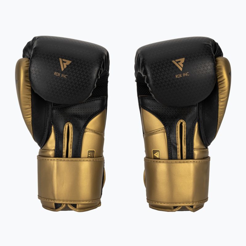 RDX L2 Mark Pro Guantoni da boxe da combattimento con gancio e anello d'oro 3