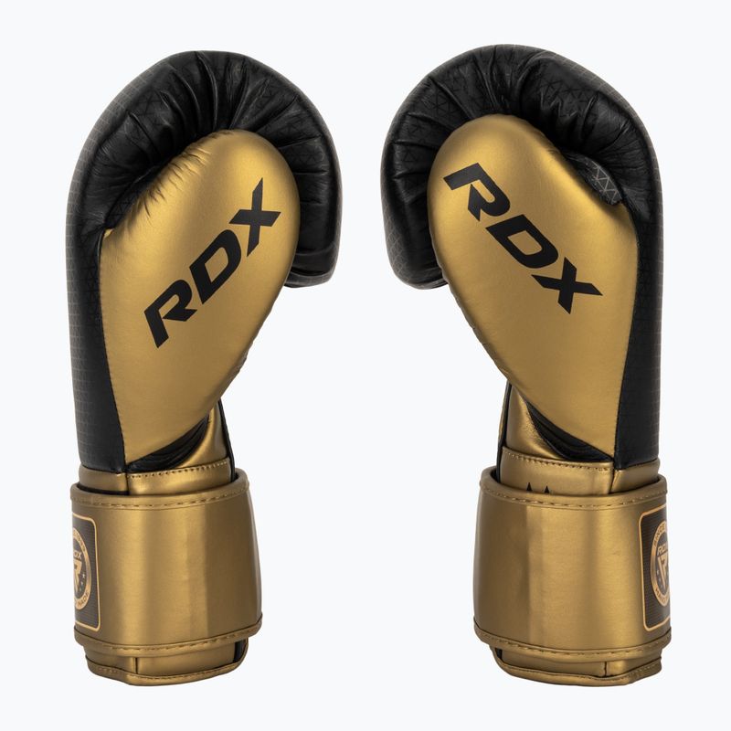 RDX L2 Mark Pro Guantoni da boxe da combattimento con gancio e anello d'oro 4