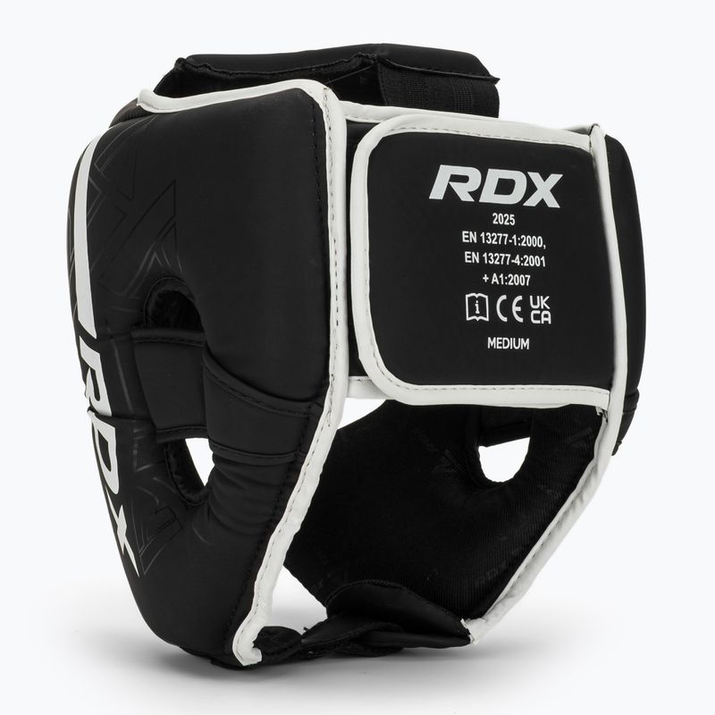 Casco da boxe RDX F6 Kara Head Guard bianco 3