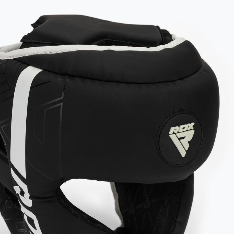 Casco da boxe RDX F6 Kara Head Guard bianco 4