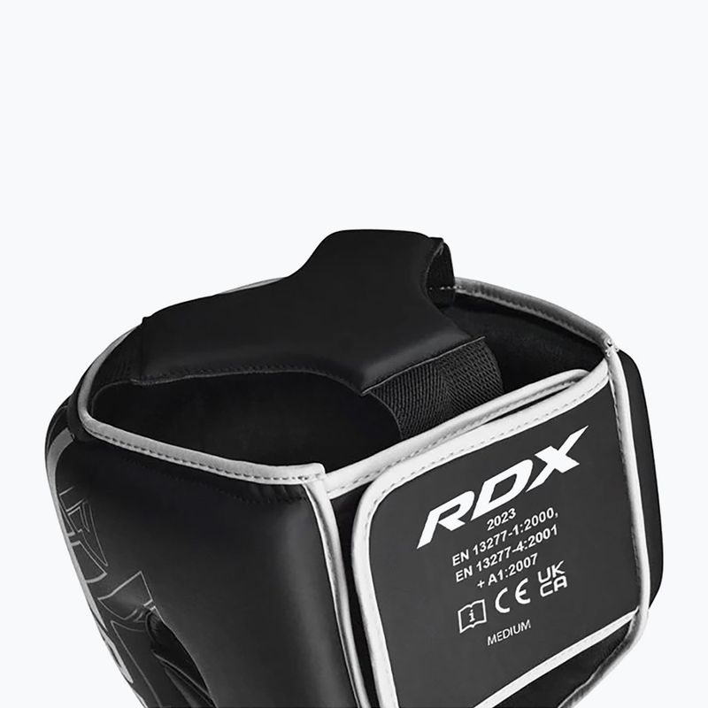 Casco da boxe RDX F6 Kara Head Guard bianco 3