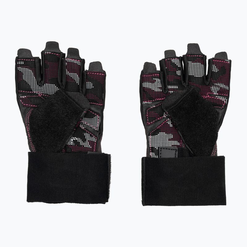 Guanti da allenamento RDX T2 Half rosa 3