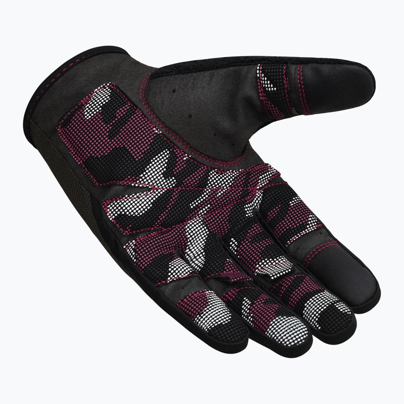 RDX T2 Guanti da palestra a dita piene, touch screen friendly, rosa pieno 2