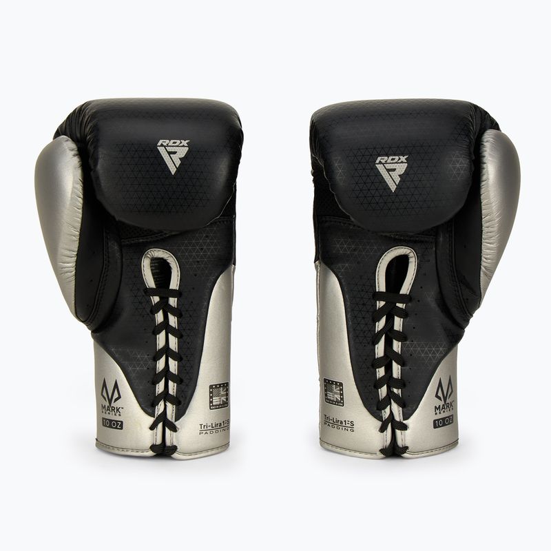 Guanti da boxe RDX L1 Mark Pro Training argento 3