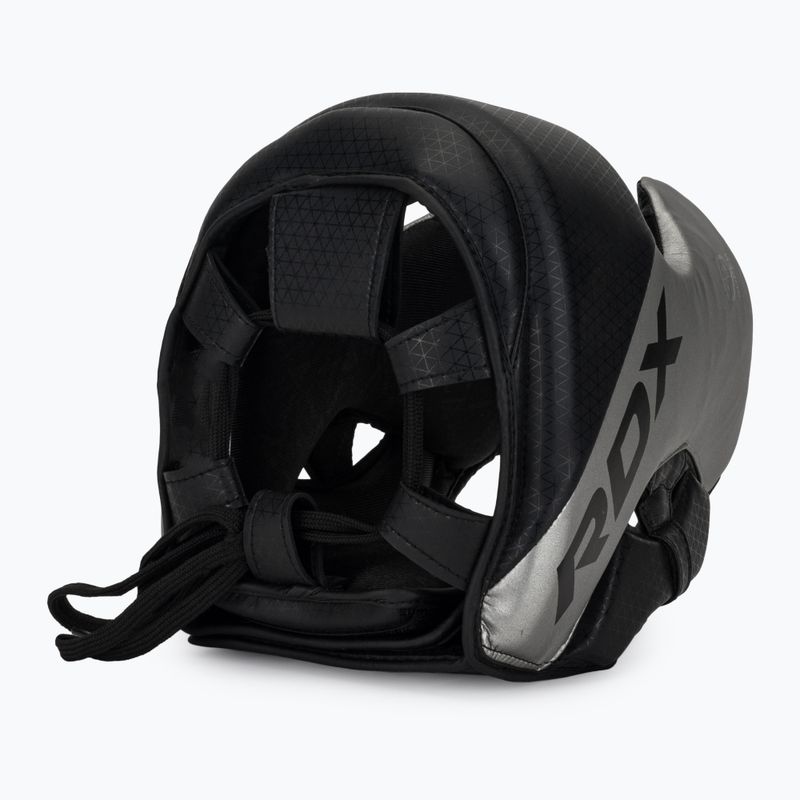RDX L1 Mark Pro Cheek Boxing Helmet Training Head Guard argento 6