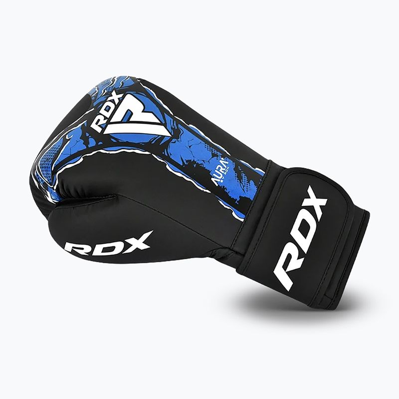 Guantoni da boxe RDX Boxing New Aura F17 black/blue 3