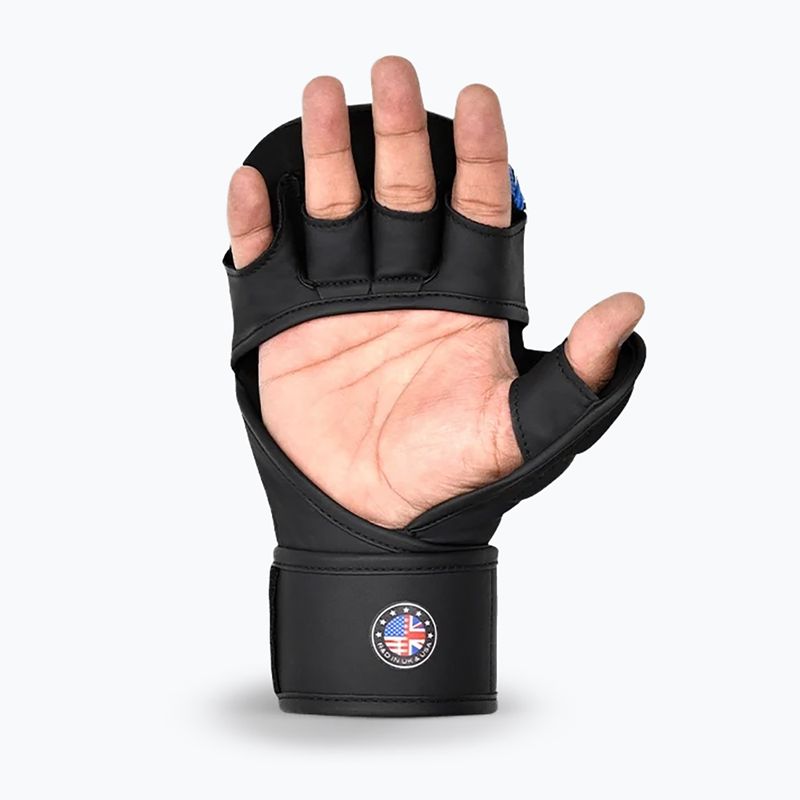 Guantoni MMA RDX Grappling Shooter New Aura F17 black/blue 3