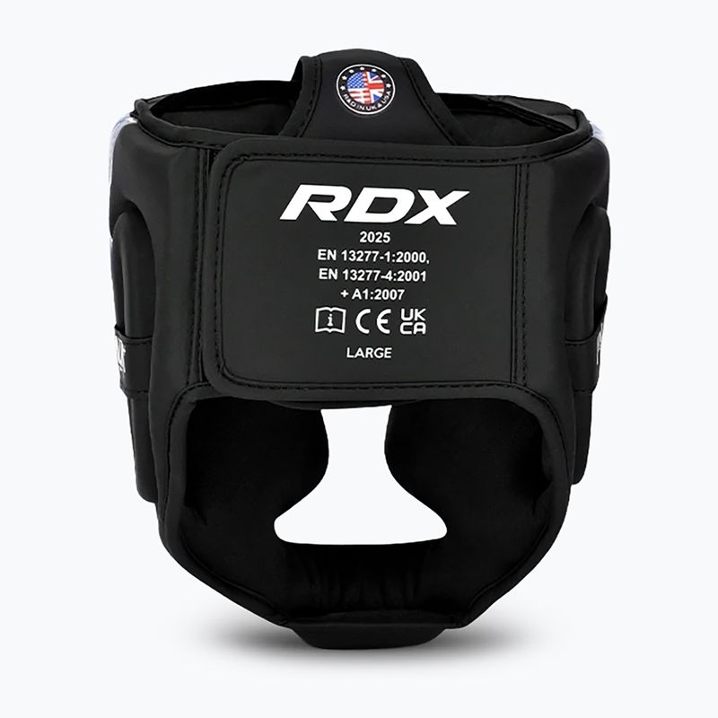 Casco da boxe RDX New Aura F17 Head black/blue 3