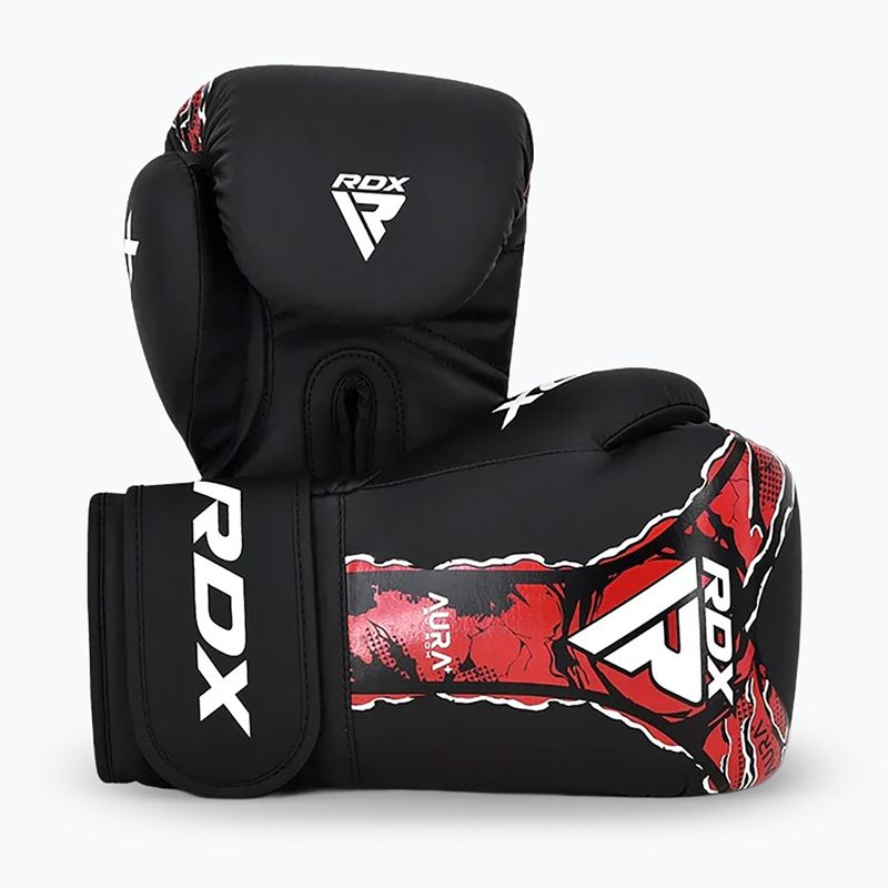 Guantoni da boxe RDX Boxing New Aura F17 black/red 2