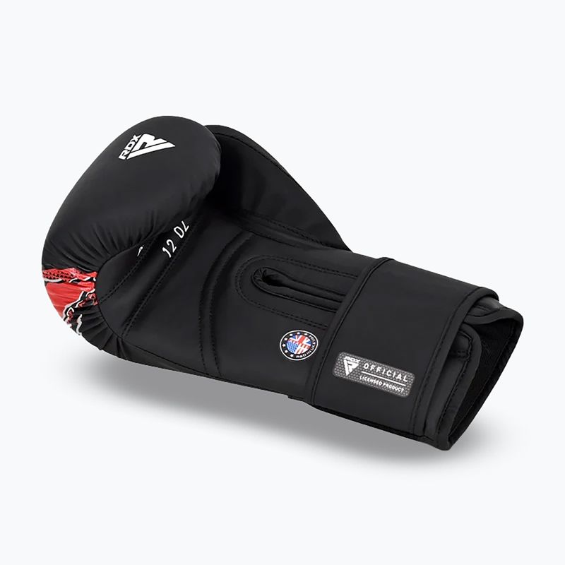Guantoni da boxe RDX Boxing New Aura F17 black/red 4