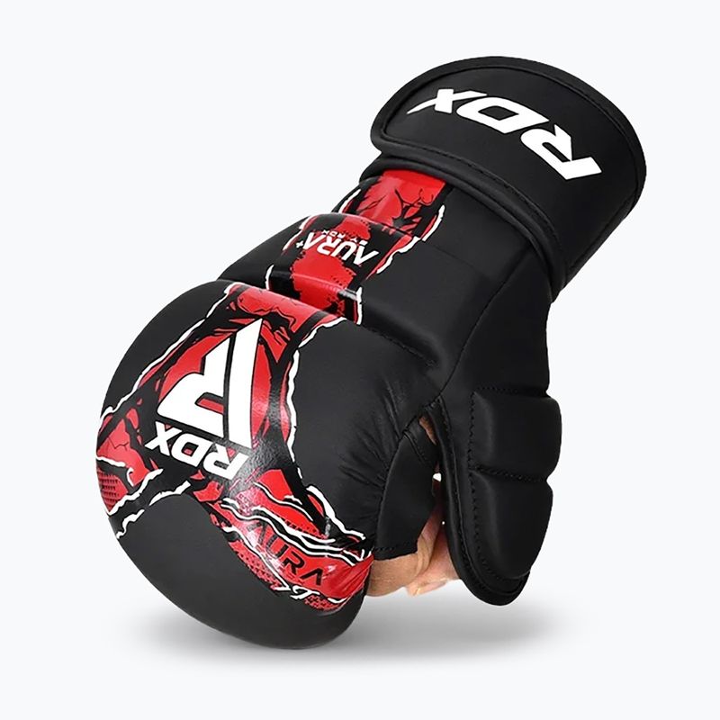 Guantoni MMA RDX Grappling Shooter New Aura F17 black/red 2