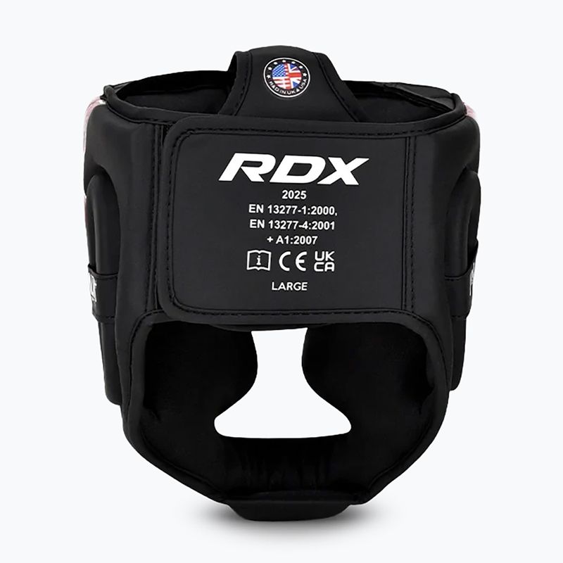 Casco da boxe RDX New Aura F17 Head black/red 3
