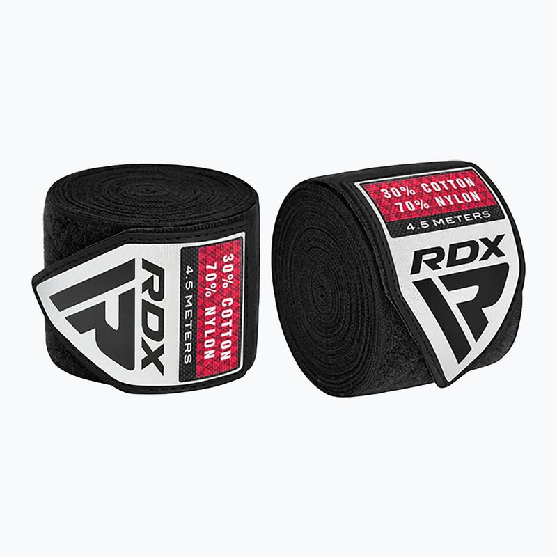 Bende da boxe RDX Hand Wraps RB 3 coppie 450 cm nero 2