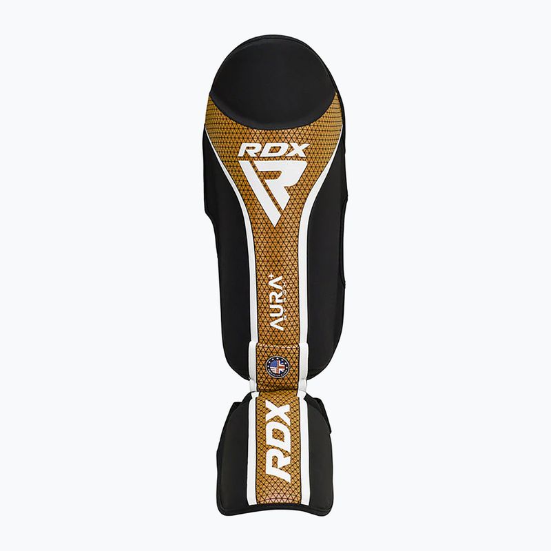 RDX Shin Instep Aura Plus T-17 protezioni dorate per tibia e piede 2