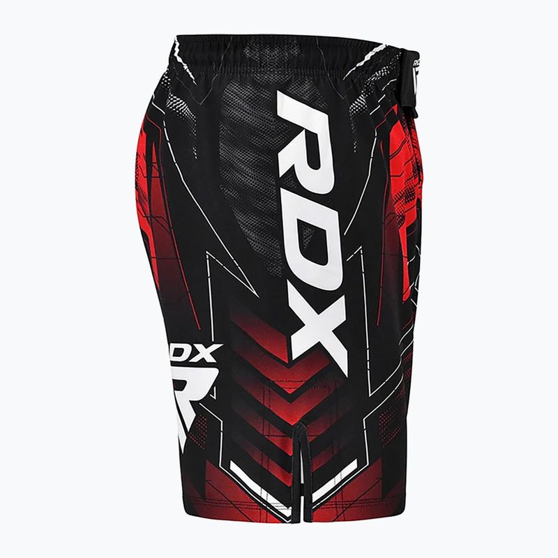 Pantaloncini da allenamento uomo RDX IMMAF Approved MMA Fight & Training red 4