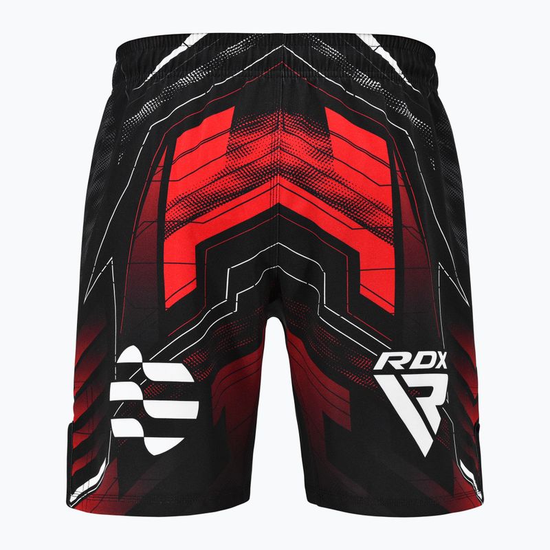 Pantaloncini da allenamento RDX IMMAF Approved MMA da uomo, nero 3