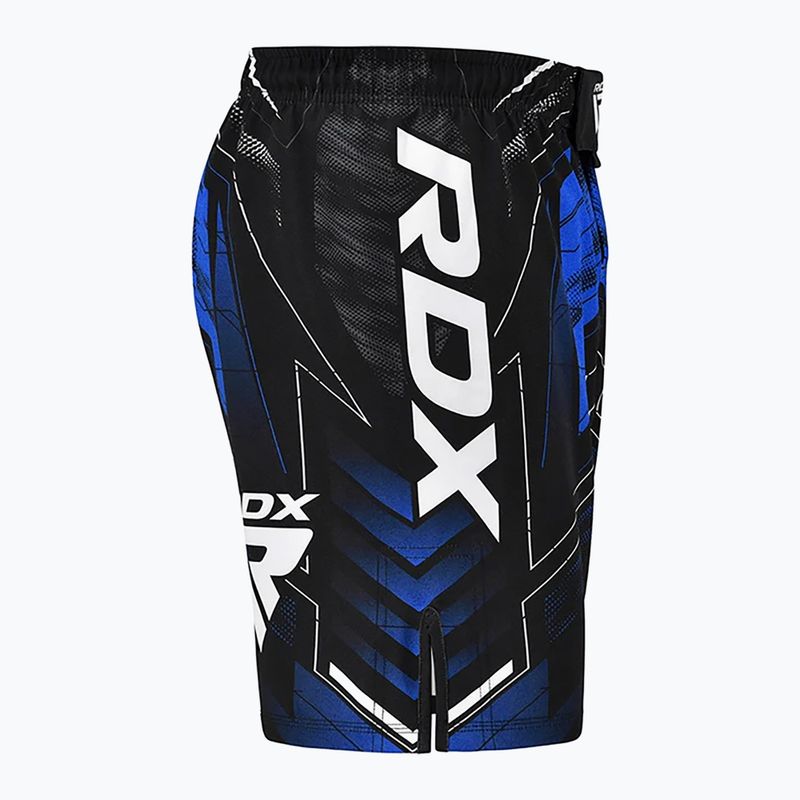 Pantaloncini da allenamento uomo RDX IMMAF Approved MMA Fight & Training blue 4