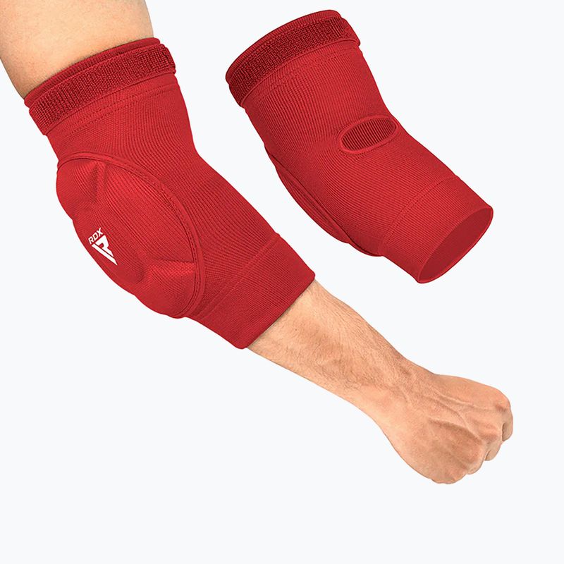 RDX Hosiery Protezioni per gomiti in schiuma rosso/bianco 4