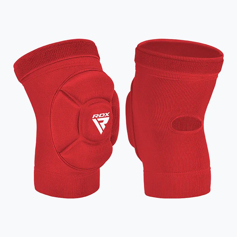 RDX K5 Hosiery Ginocchiere in schiuma rosso/bianco 2