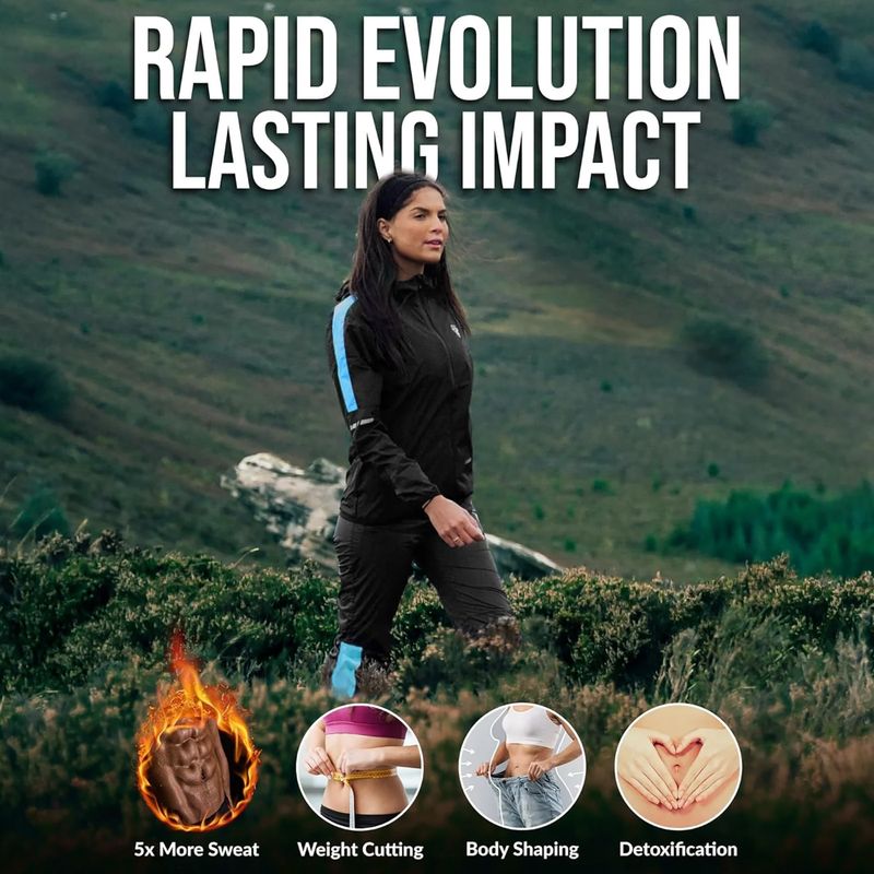 Tuta RDX H1 Sauna sky blue 12