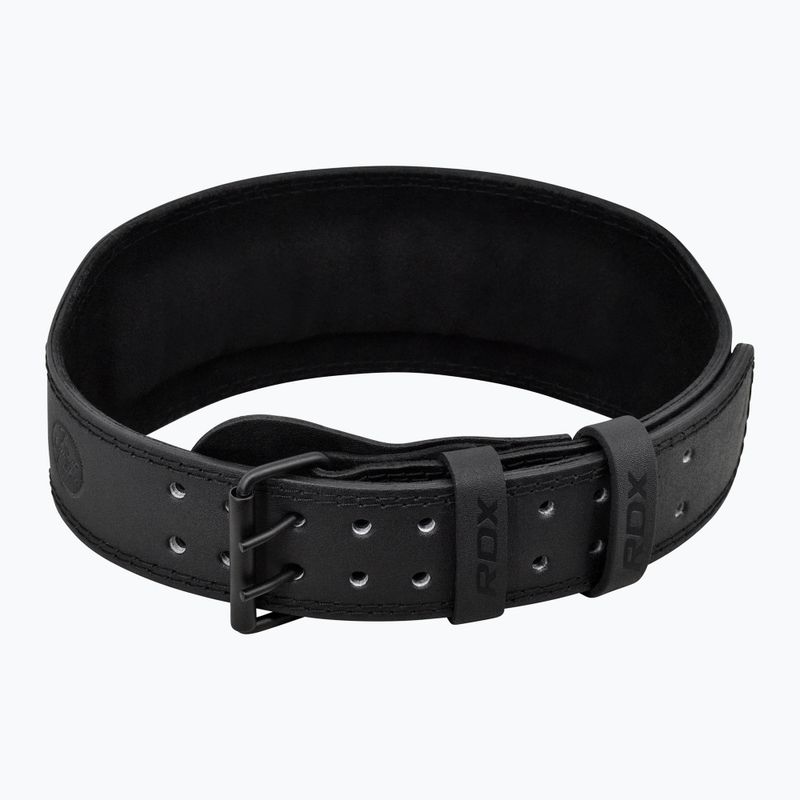 RDX Cintura per sollevamento pesi 4" in pelle nera 2