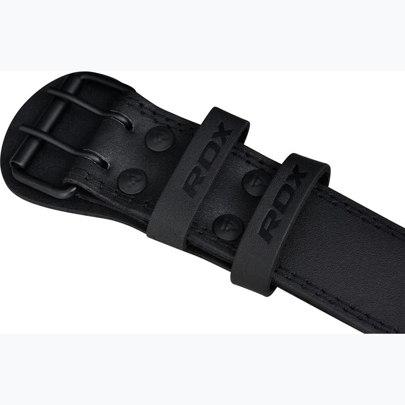 RDX Cintura per sollevamento pesi 4" in pelle nera 5