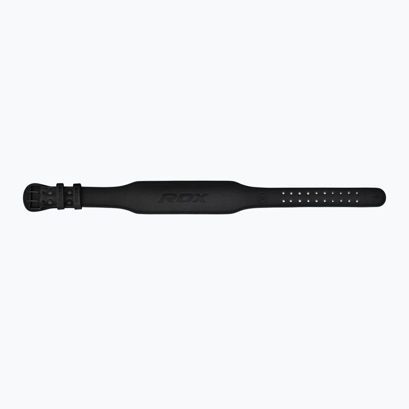 RDX Cintura per sollevamento pesi 4" in pelle nera 7
