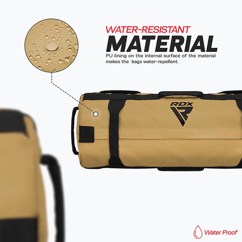 RDX Fitness Sacco da boxe Sand kaki 8