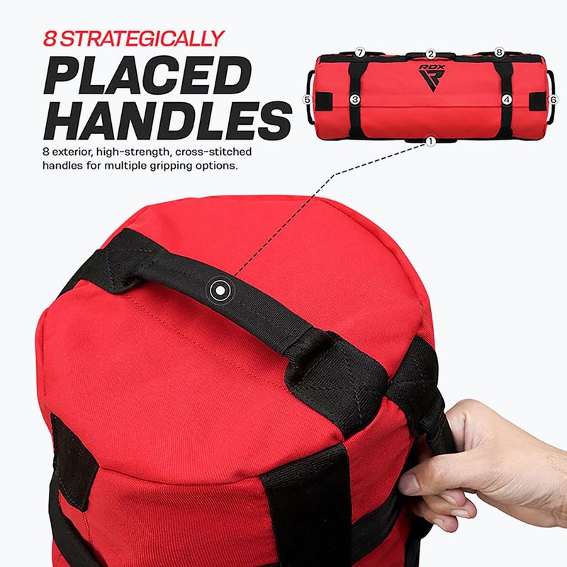 RDX Fitness sacco da boxe Sand red 8