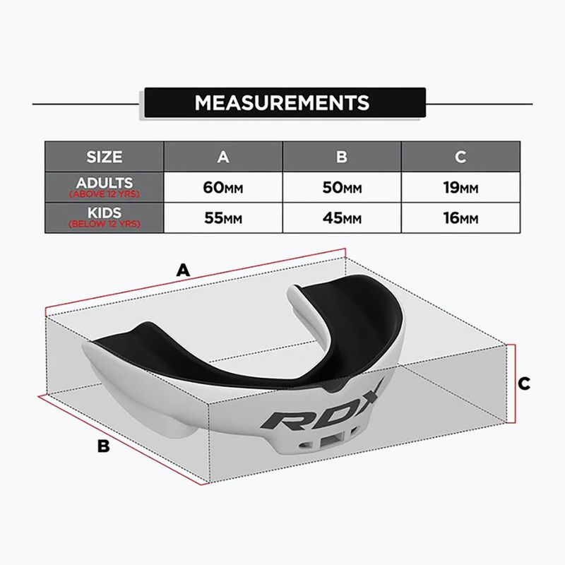 Paradenti RDX bianco/nero 5
