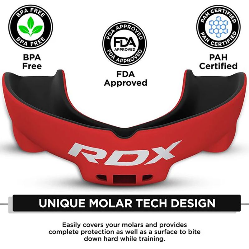 Paradenti RDX nero/rosso 3
